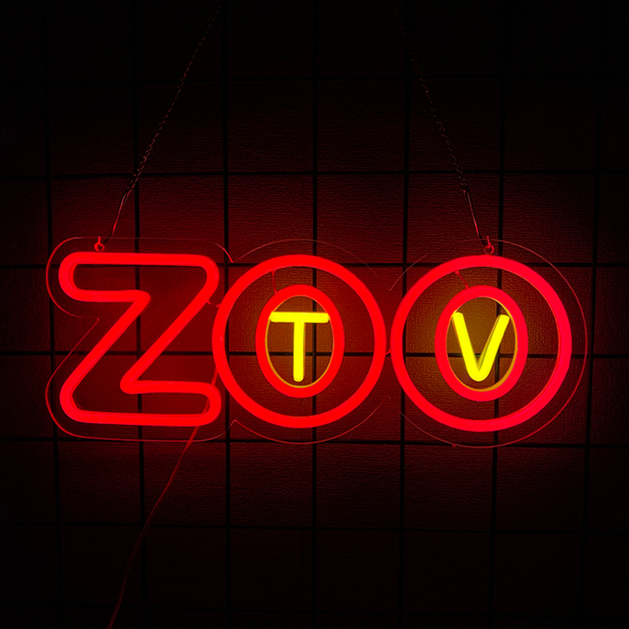 لافتة نيون على شكل حرف Zoo، دي - مراجعة Zoo Party Games وسعره