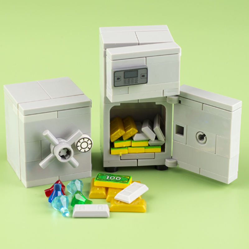 MOC مدينة صندوق الأمان القوي ا - مراجعة Lego Set Creator وسعره