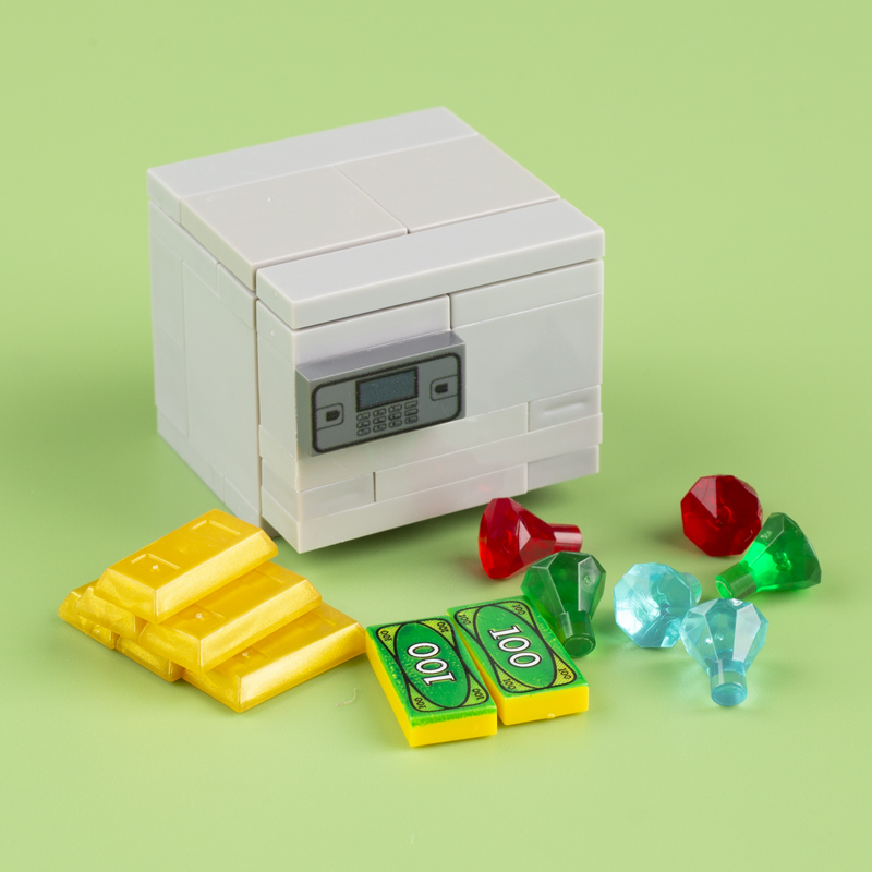 MOC مدينة صندوق الأمان القوي ا - مراجعة Lego Set Creator وسعره