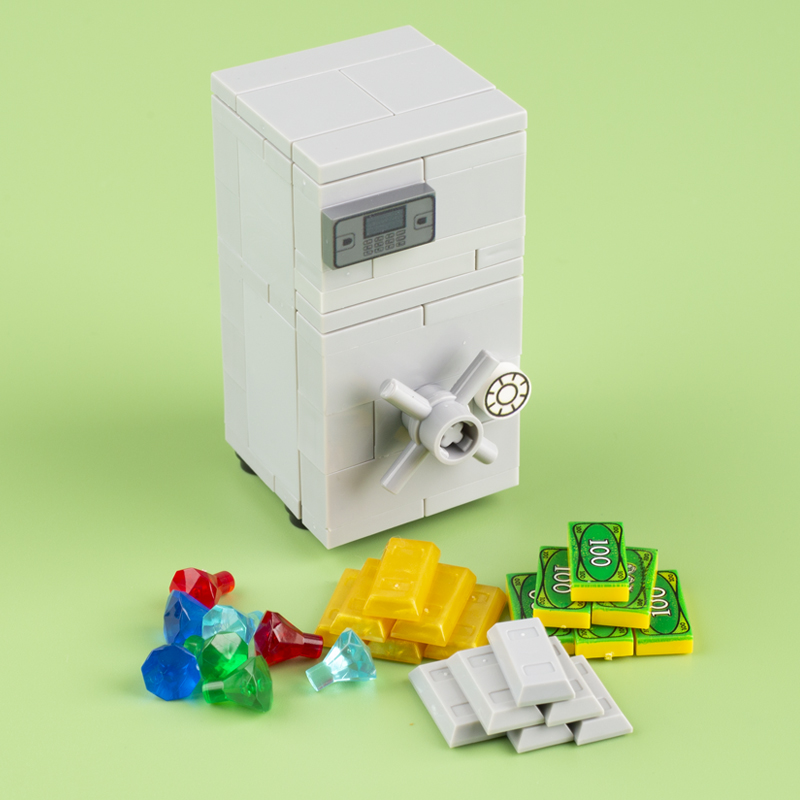 MOC مدينة صندوق الأمان القوي ا - مراجعة Lego Set Creator وسعره